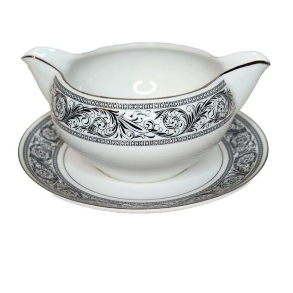Vintage Fine China Harmony House Valencia Gravy Boat Made in Japan mid century? - Picture 1 of 6